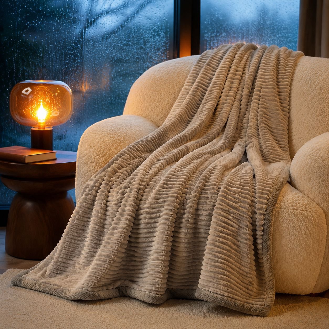 Lightweight Lunch Blanket for workspace relaxation