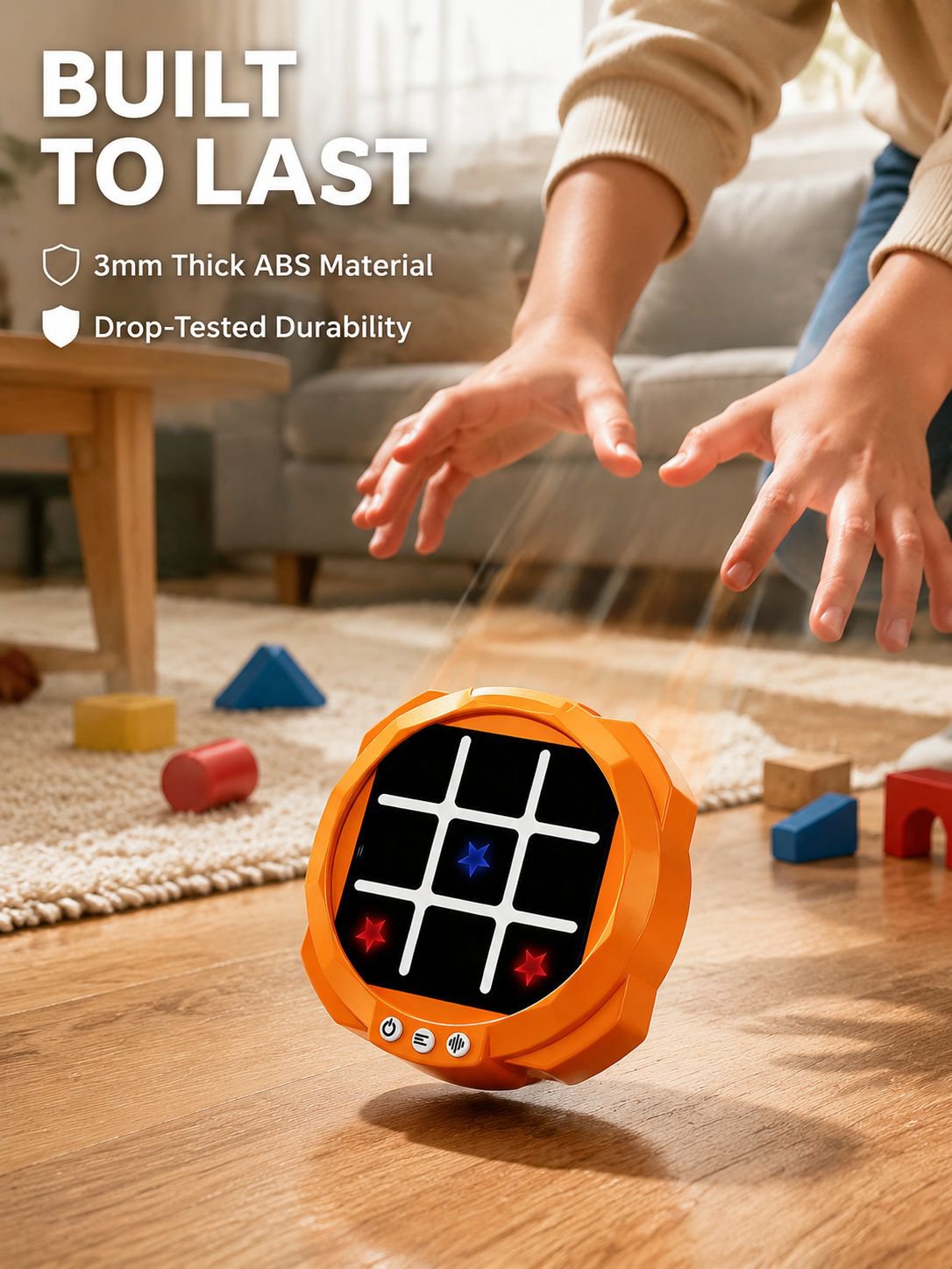 6-in-1 Smart Tic-Tac-Toe Children's Educational Toy, Parent-Child Interactive Game, Hand-Eye Coordin