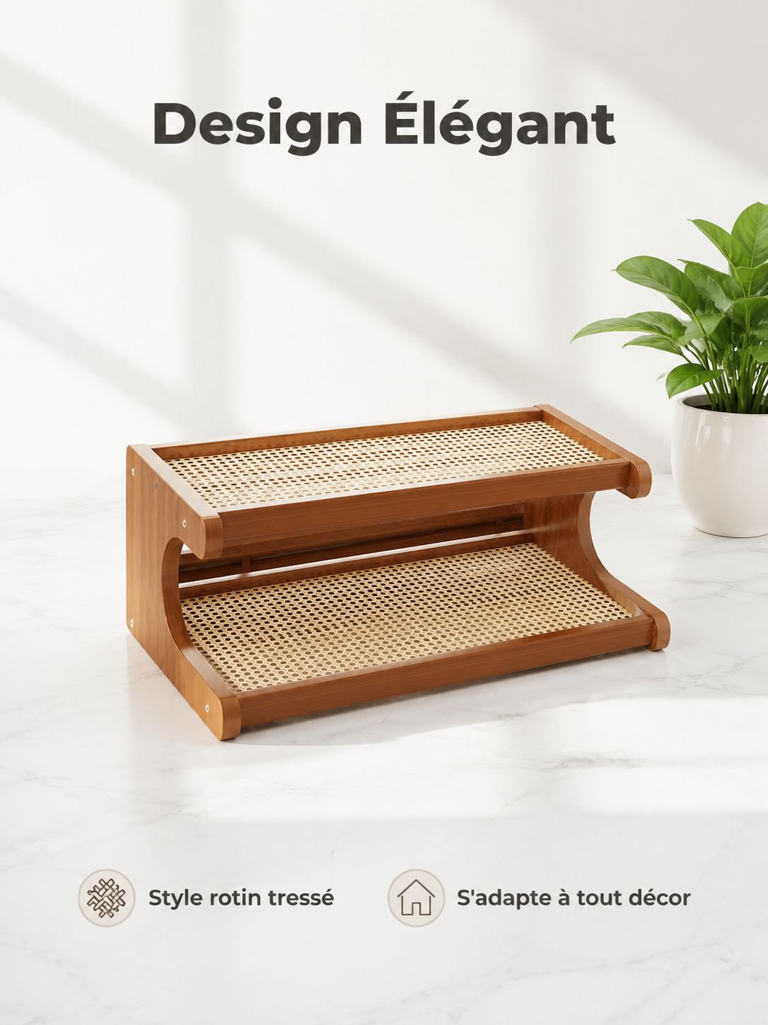 Étagère de rangement multifonctionnelle pour bureau