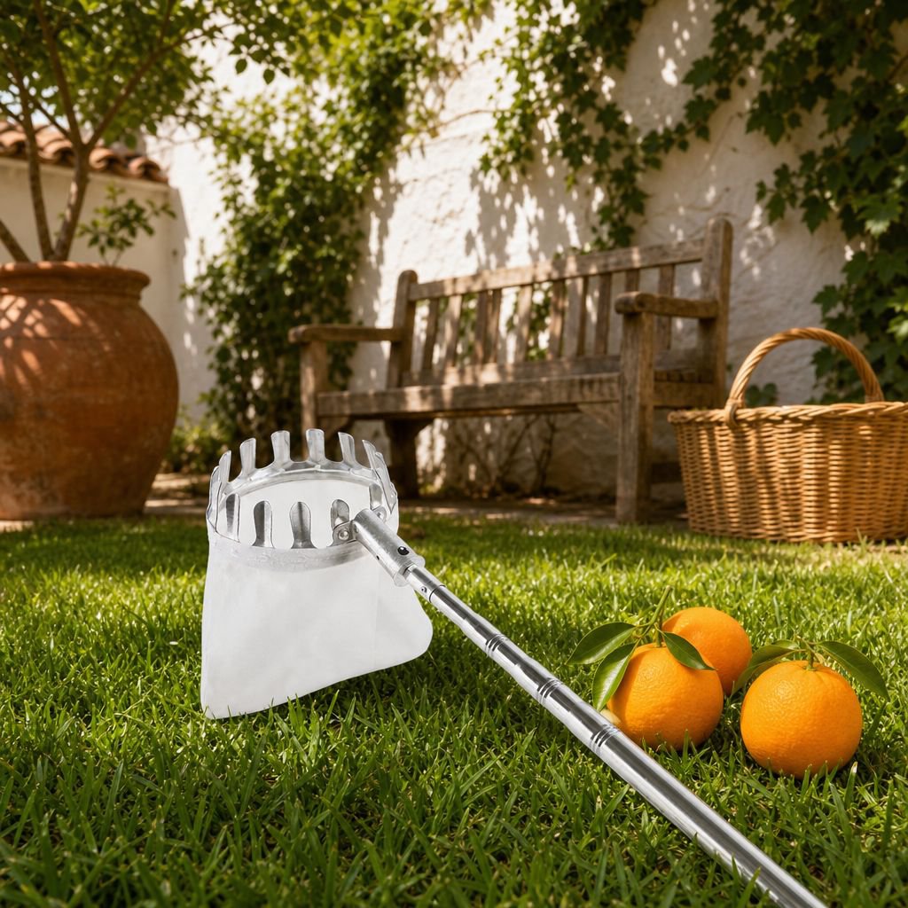 Recolector de frutas telescópico aéreo herramienta de jardinería