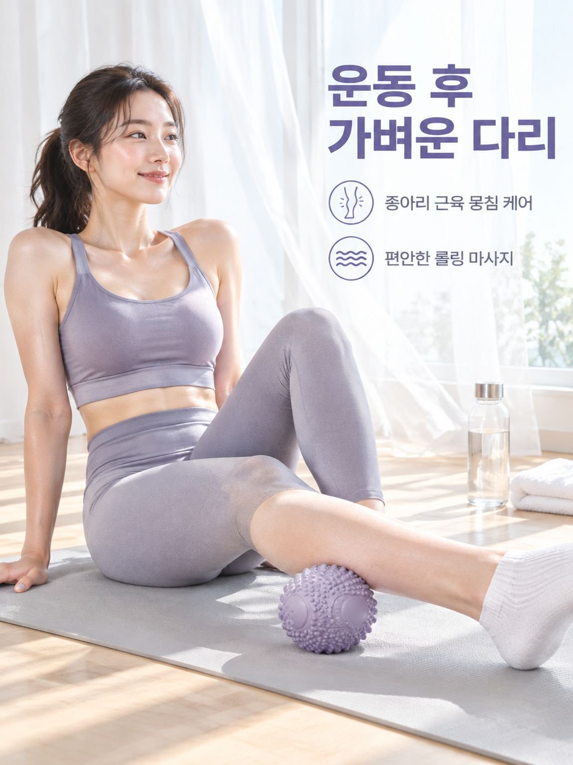 근육 이완 요가볼 발바닥 마사지 피트니스볼