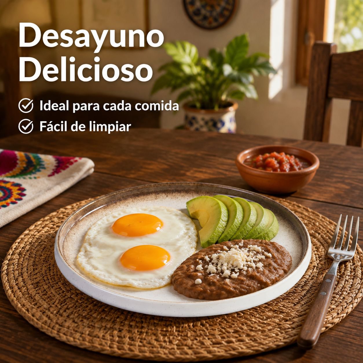 Plato de cerámica para ensalada, estilo occidental, para desayuno en casa