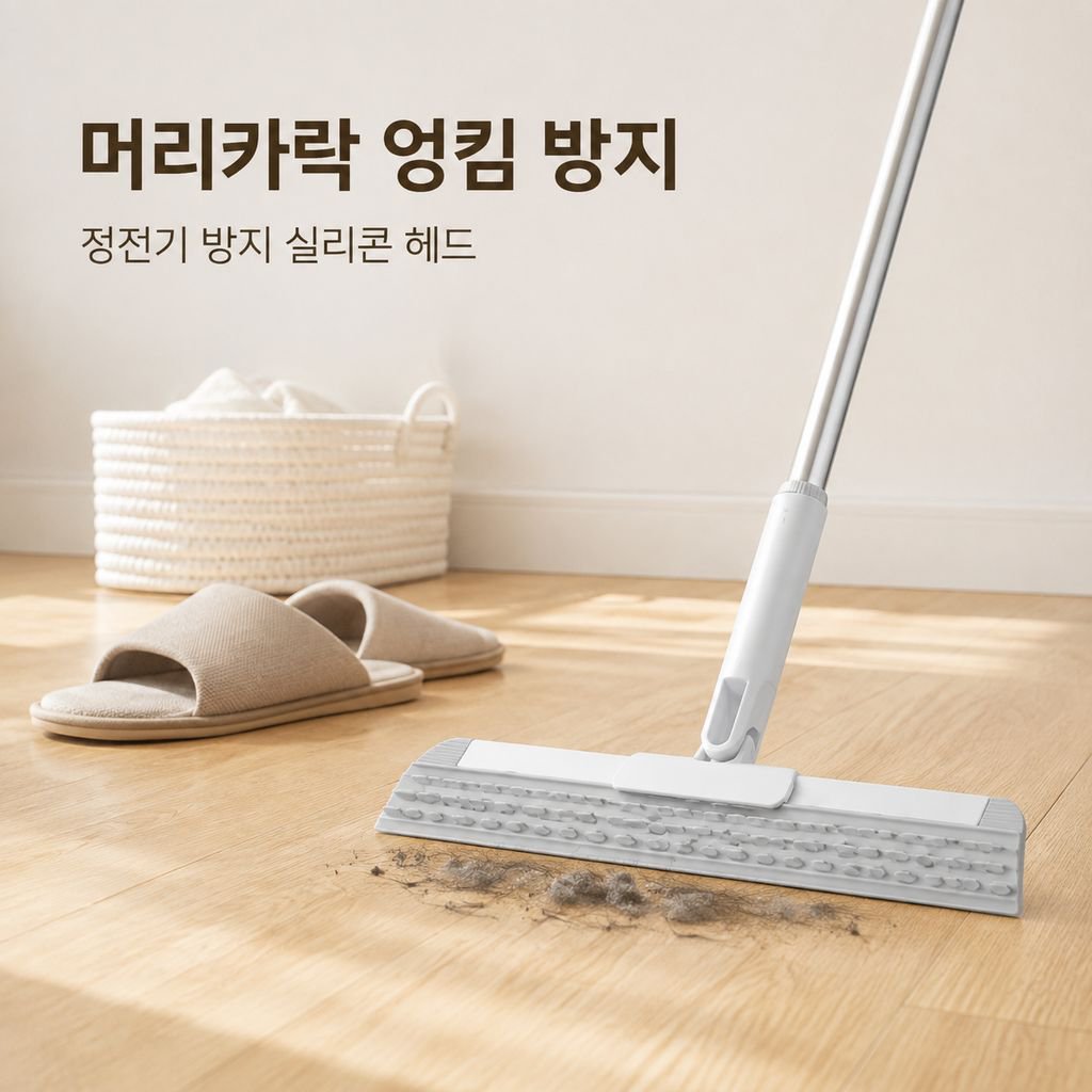 바닥 물기 제거기 건습겸용 매직 빗자루 욕실 화장실 유리 스퀴지