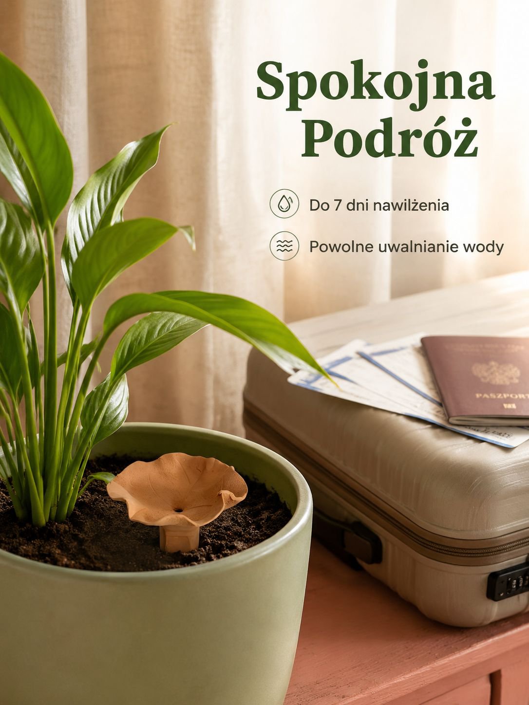 Automatyczny nawadniacz z terakoty