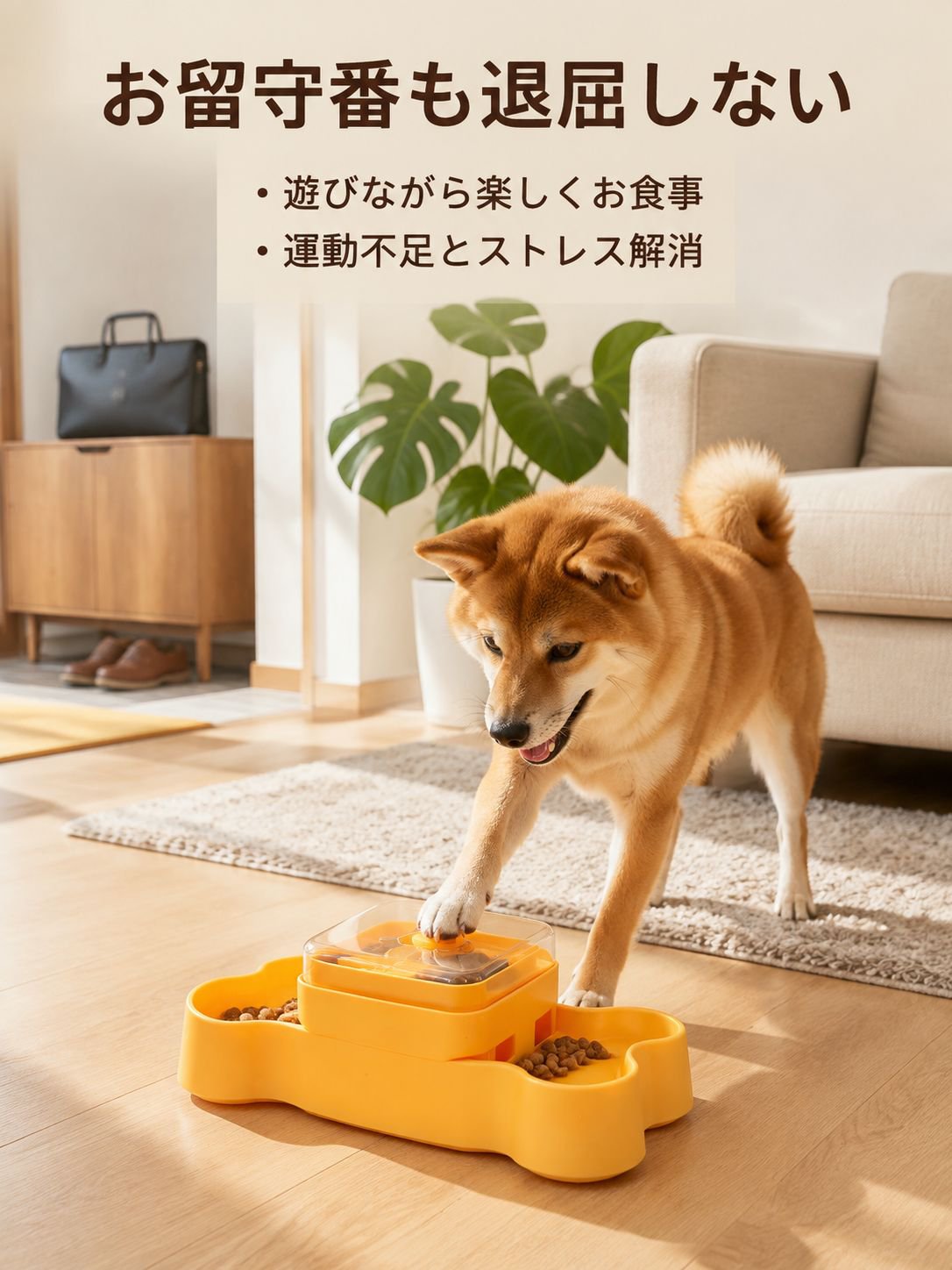 ペット押下自動給餌器