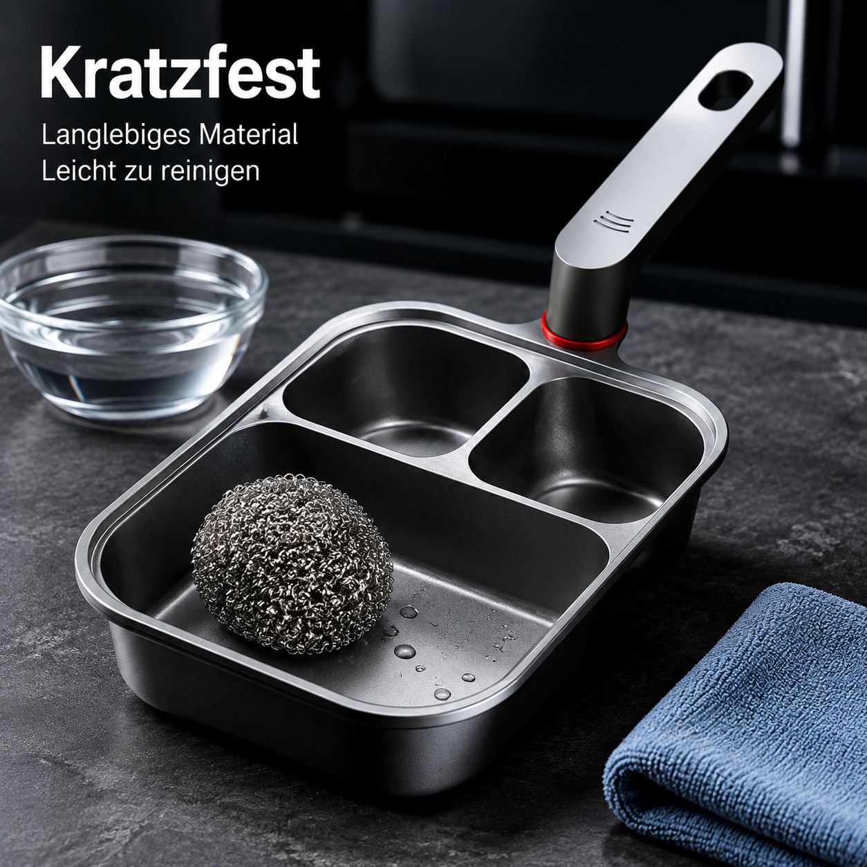 3-in-1 Frühstückskocher zum Braten von Eiern