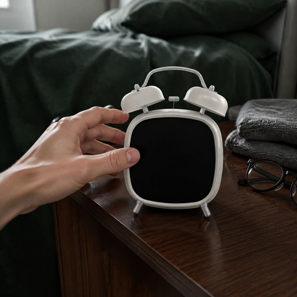 Alarm clock for heavy sleepers with high volume metal bell