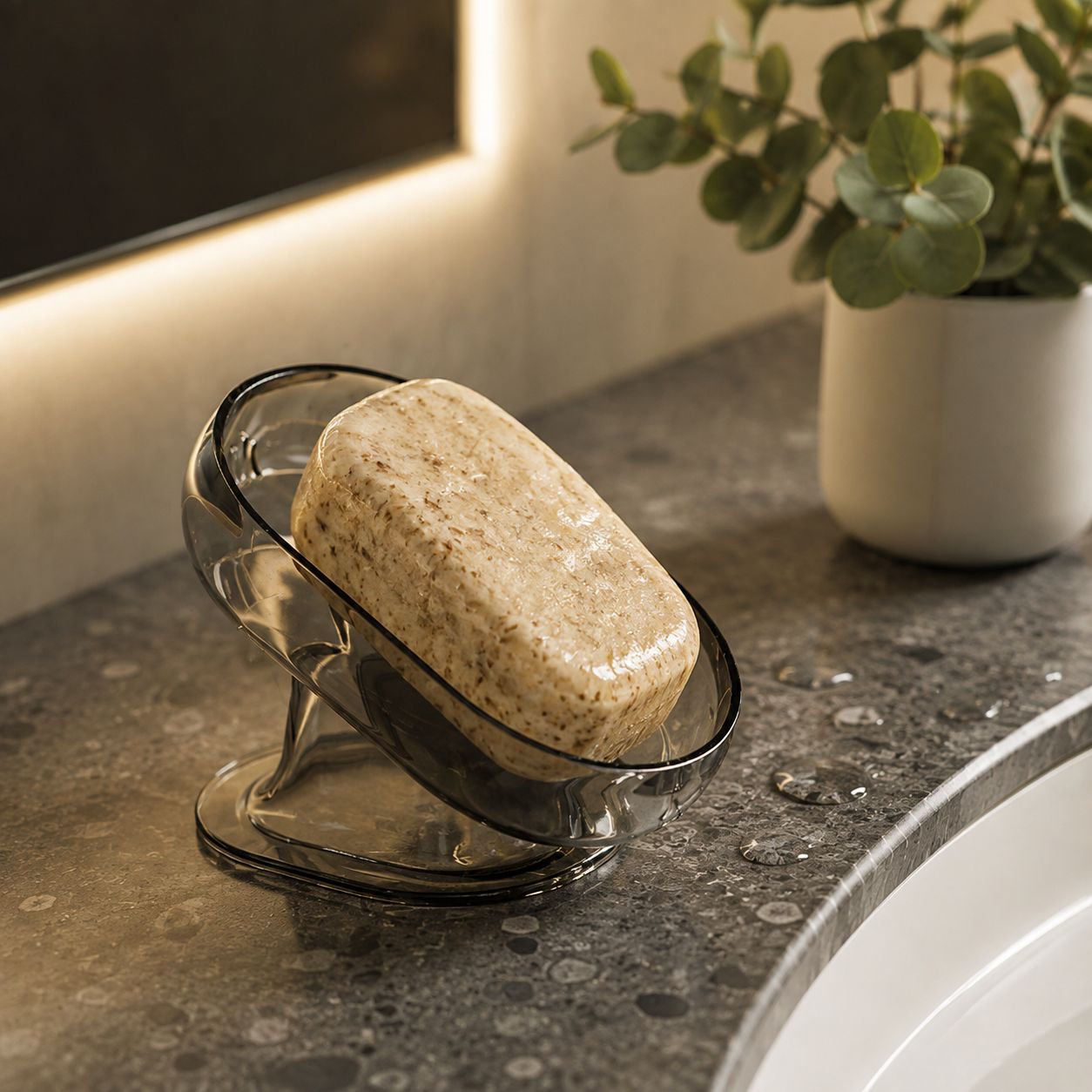 Modern Style Large Soap Dish for Home Use