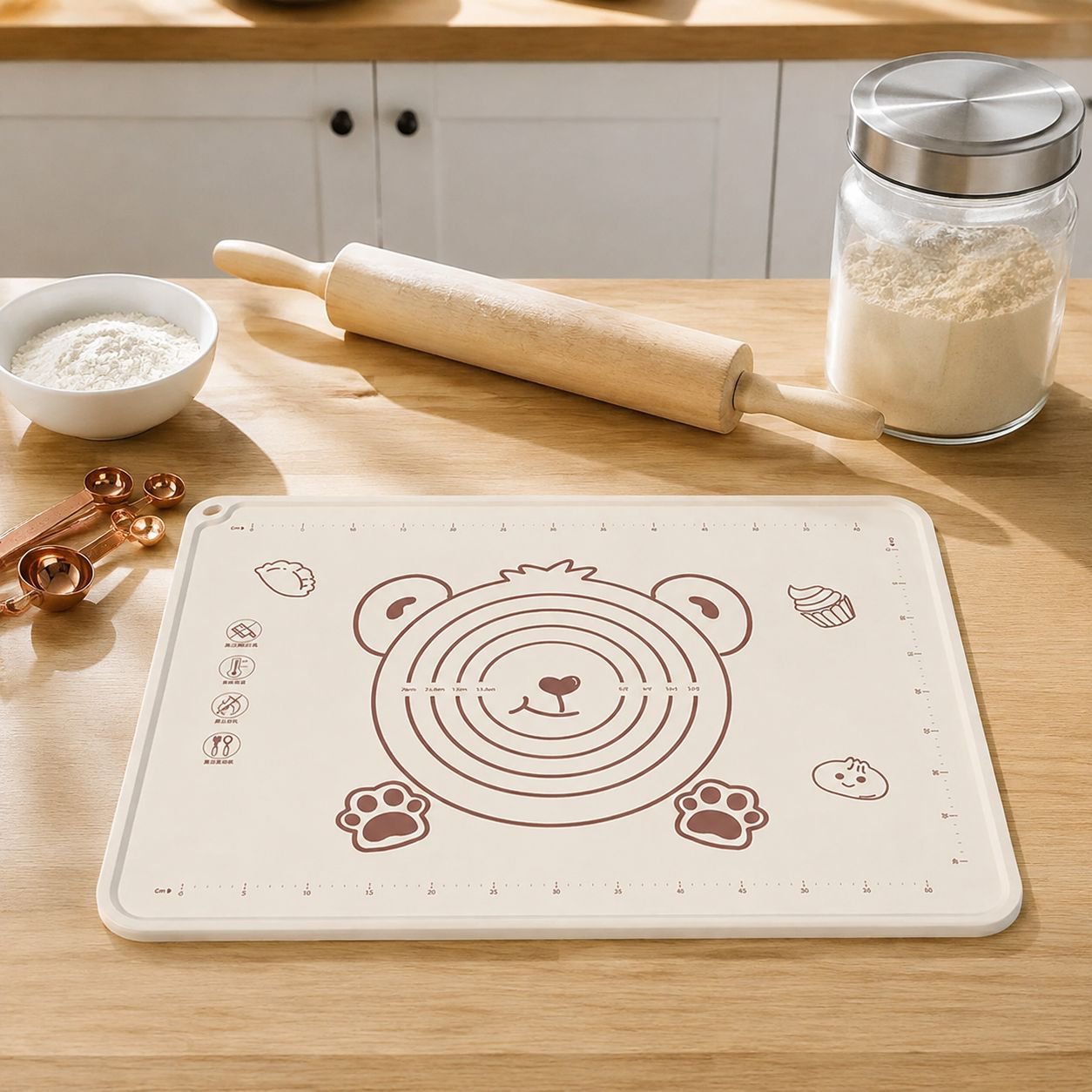 Non-slip Heat-resistant Food Grade Dough Mat