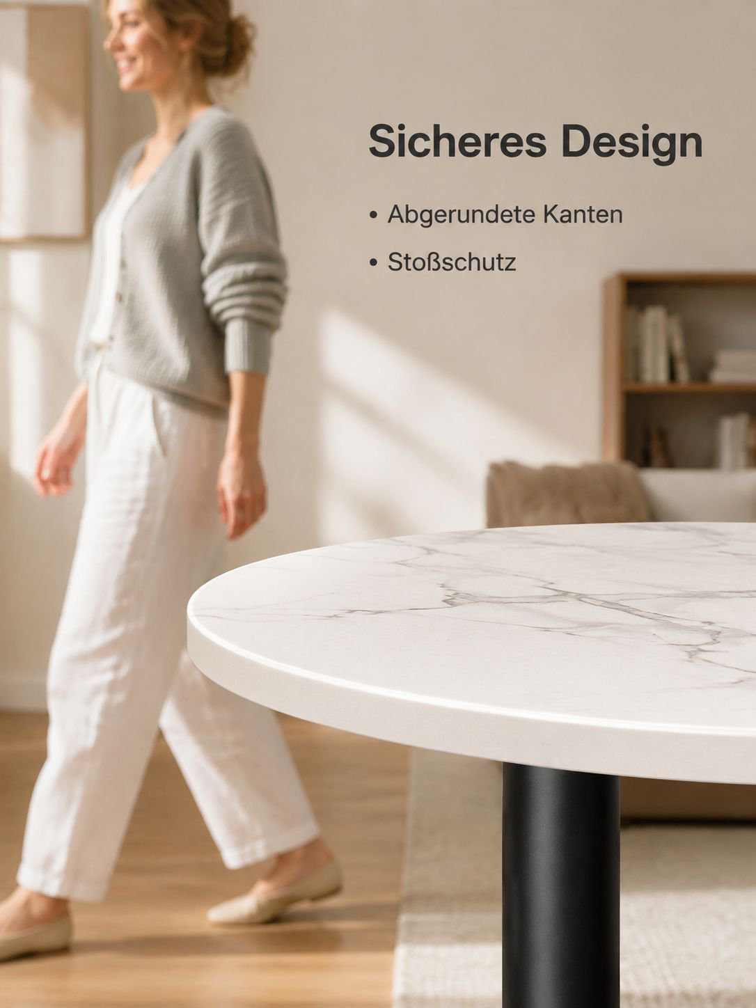 Stilvoller Beistelltisch für Wohnzimmer oder Schlafzimmer