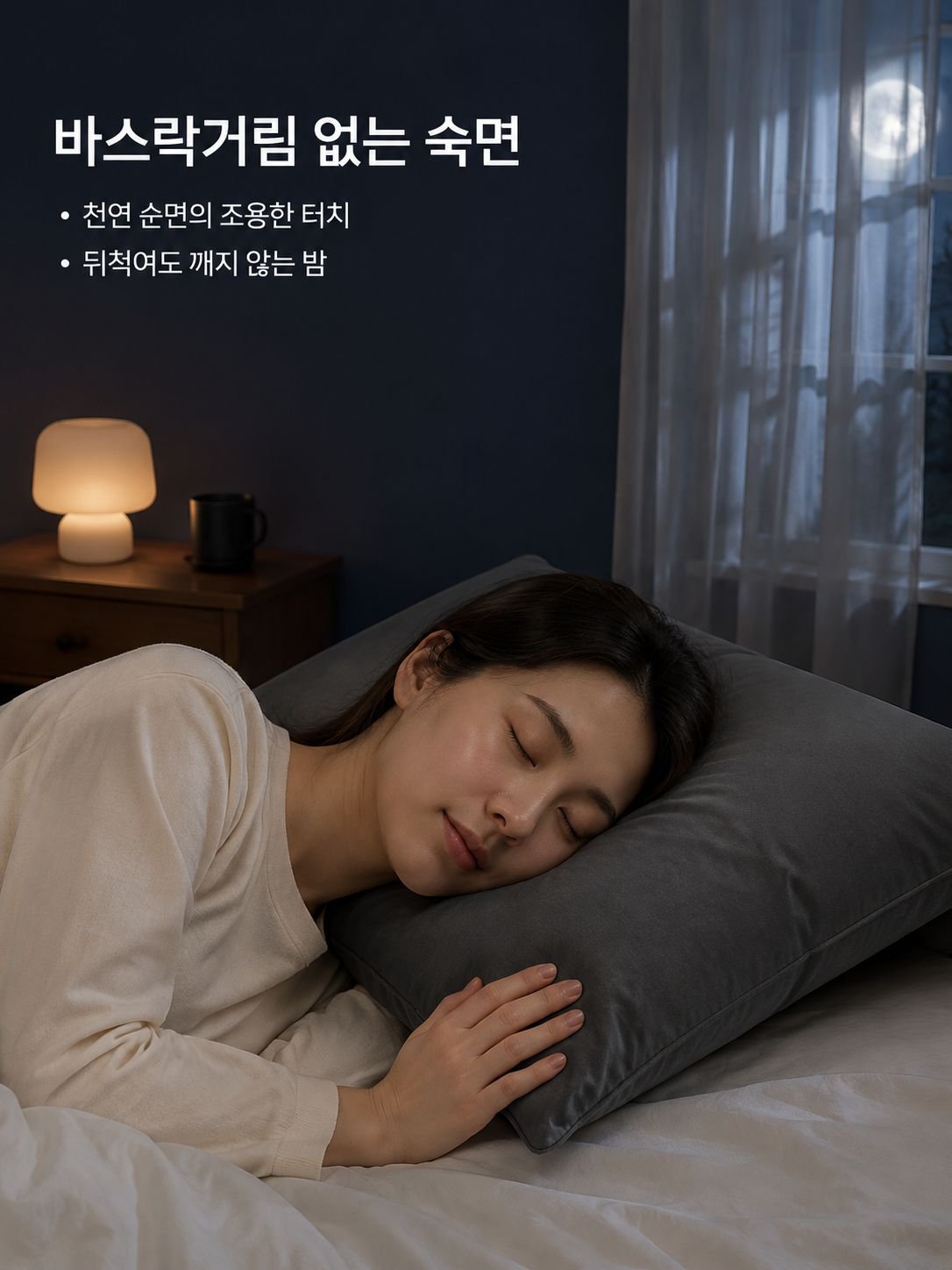 가정용 무색 워싱 면 베갯잇