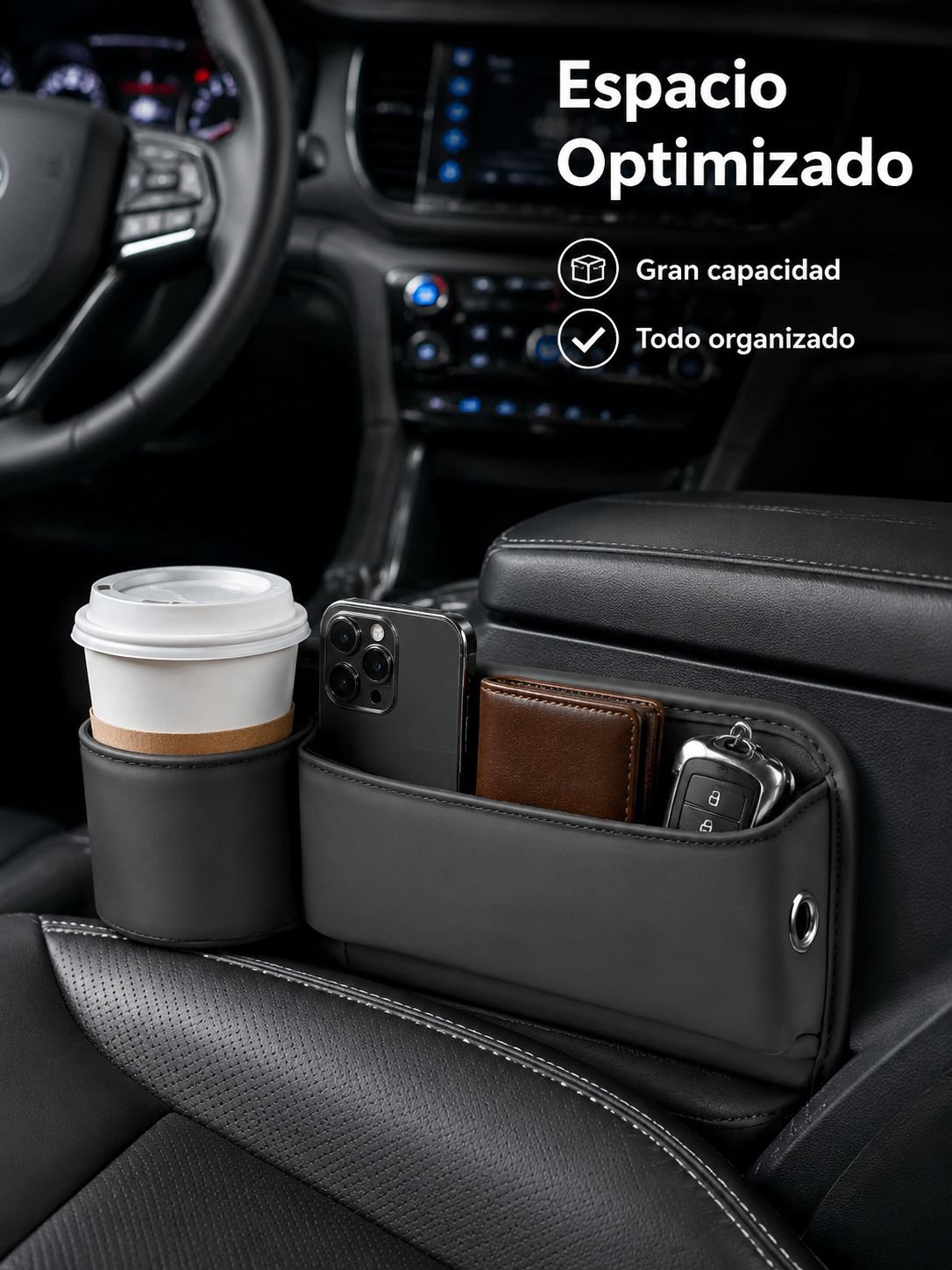Caja de almacenamiento para automóvil SL con logotipo del automóvil