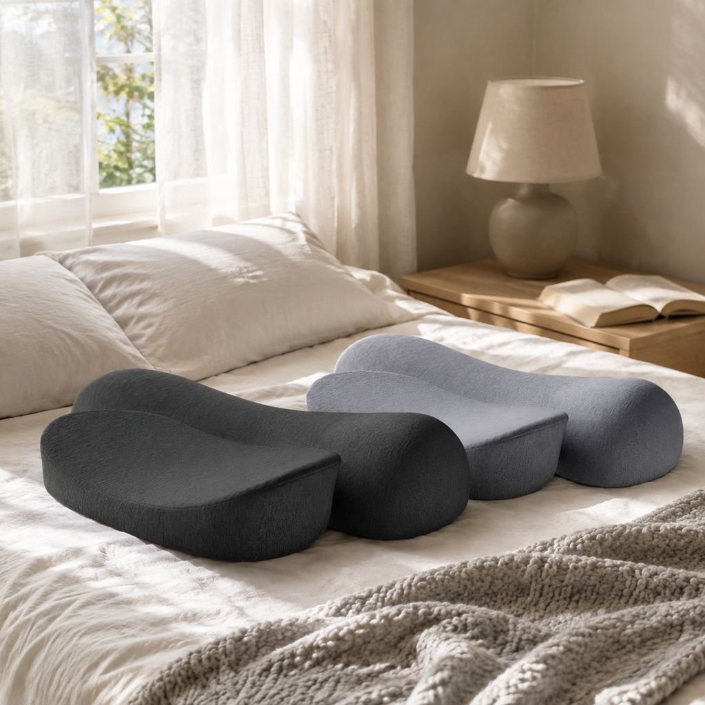 Almohada de memoria, almohada para el cuello con núcleo de espuma viscoelástica para adultos, compre