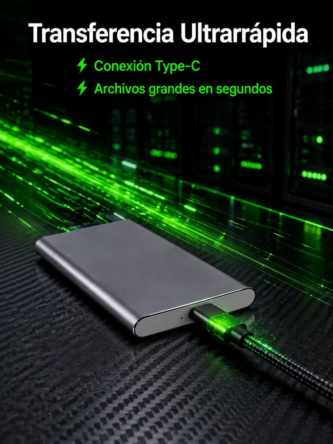 Disco duro portátil de nueva generación y alta velocidad