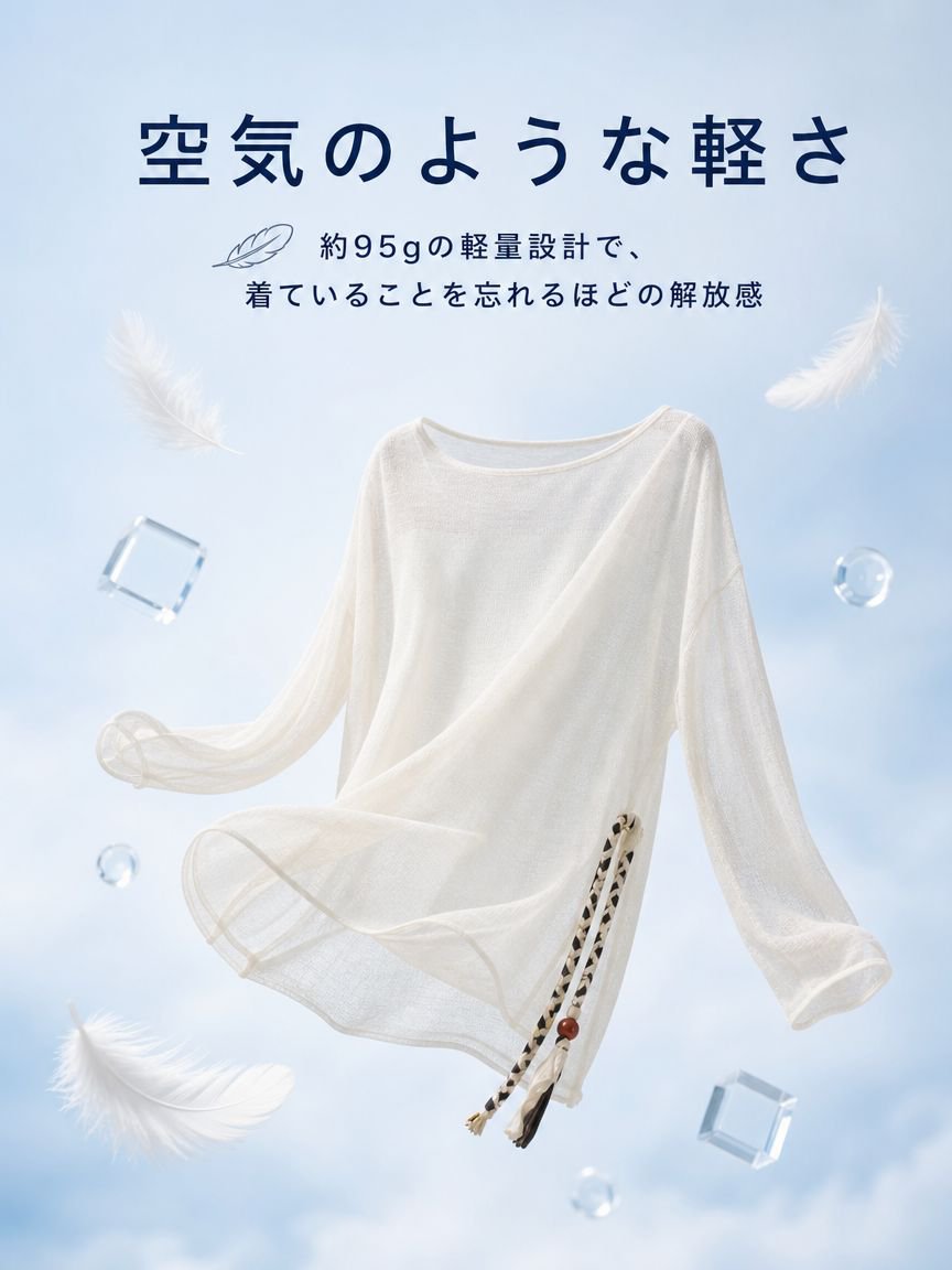 通気性抜群のレディース夏シャツ
