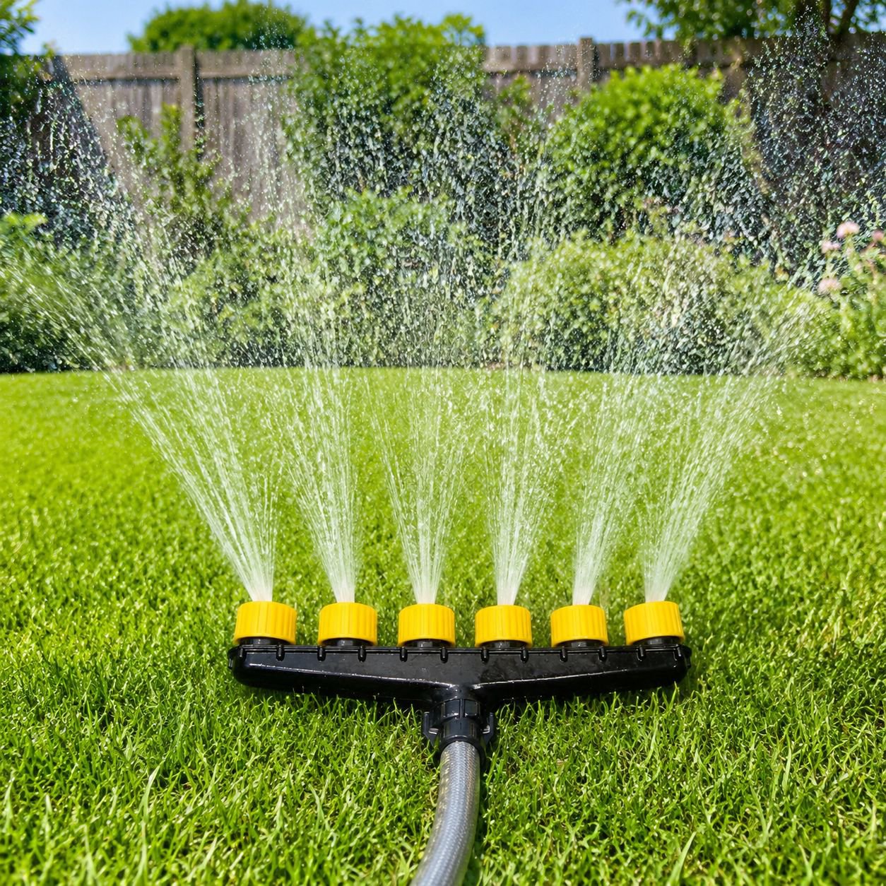 Multi-Sprinkler Head High-Flow Hose