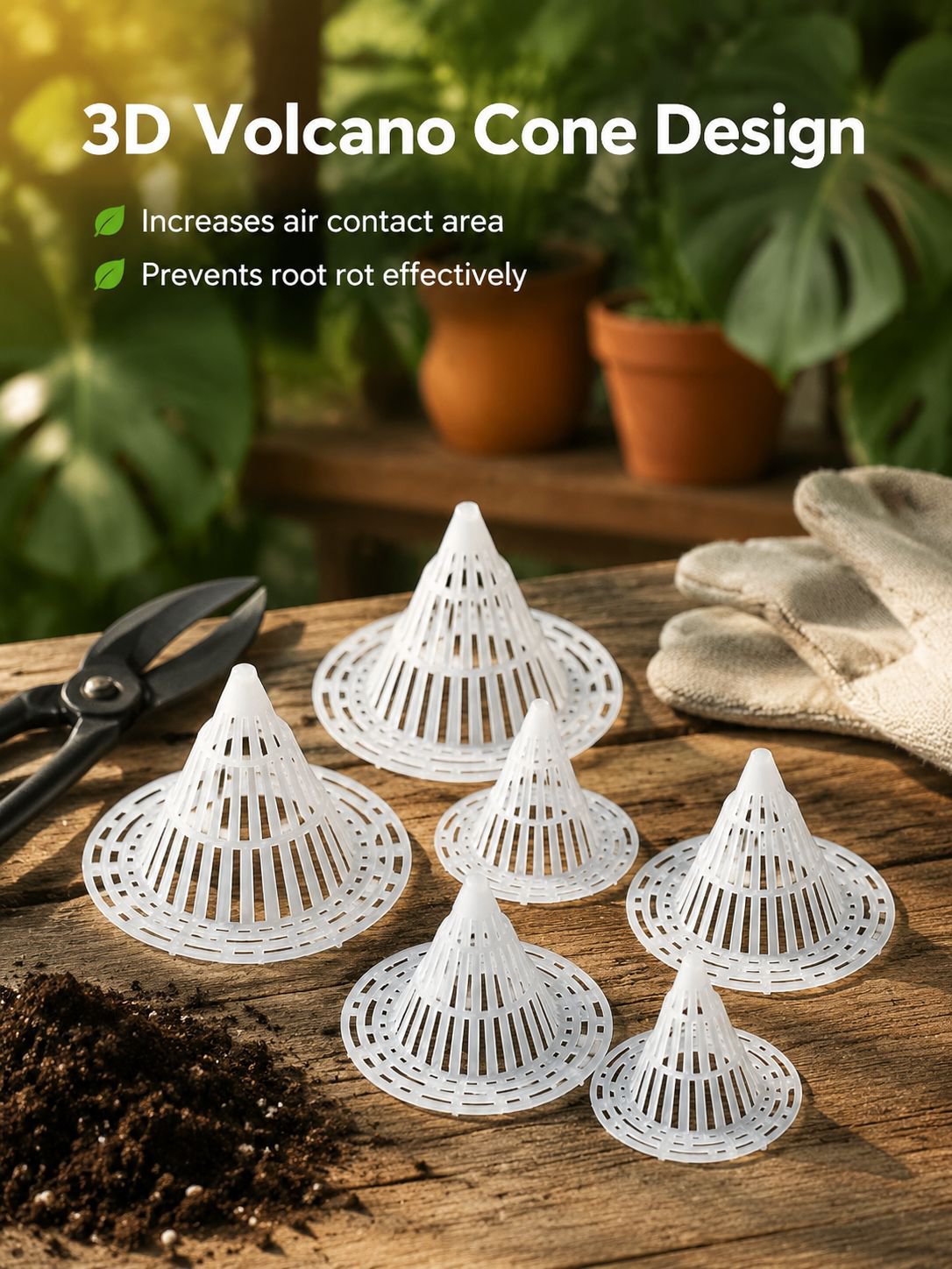Flower pot breathable and drainable pad