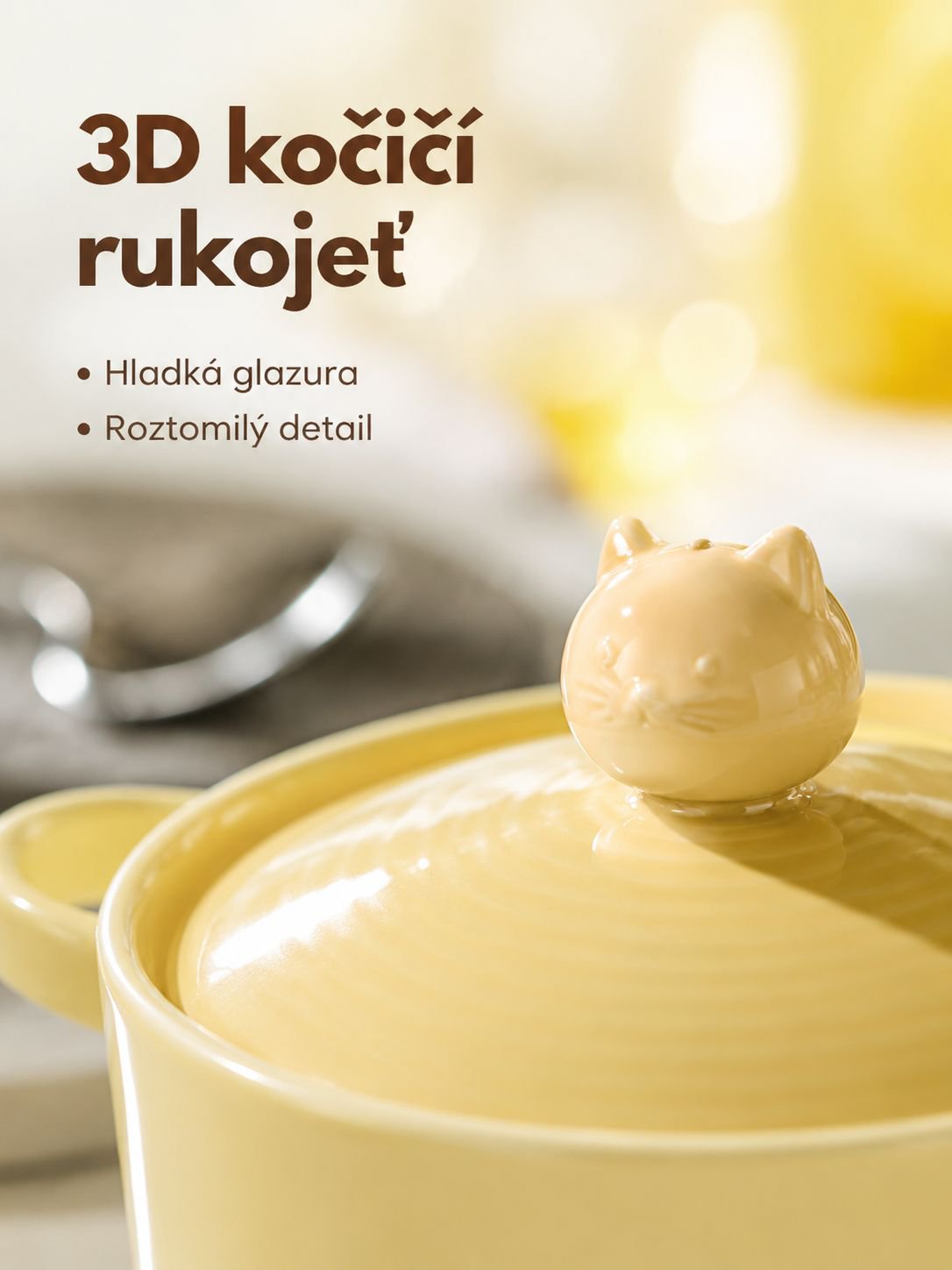 Keramická miska na nudle s víkem