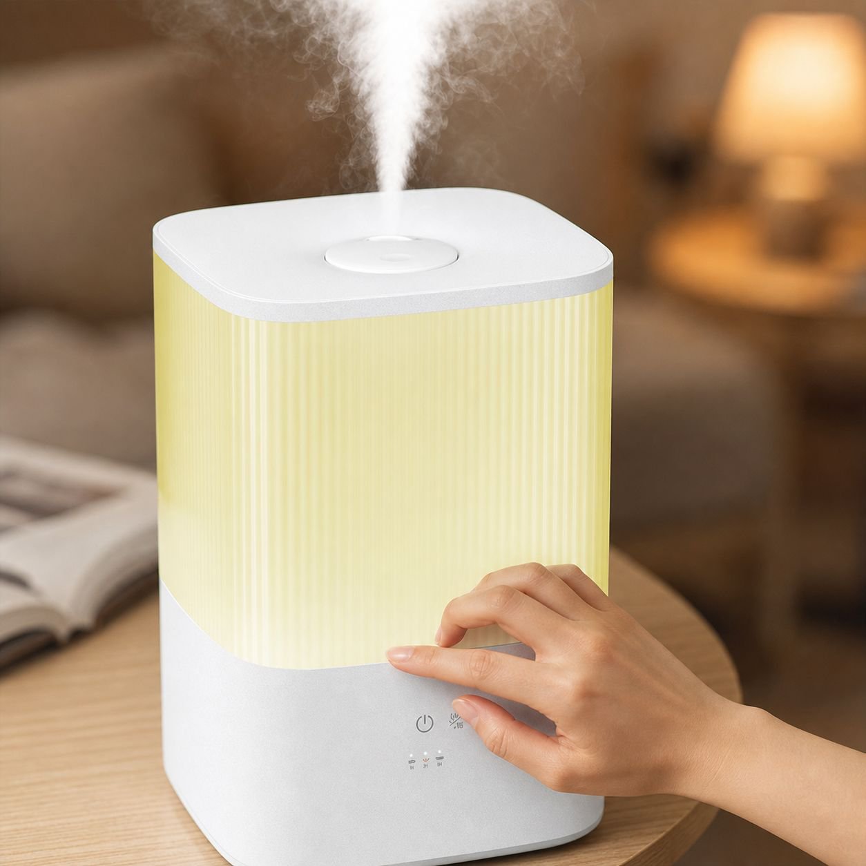 Home Silent Air Purifier and Humidifier Combo