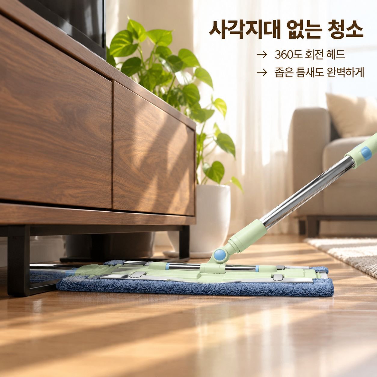 한 번에 깨끗! 게으른이용 물걸레