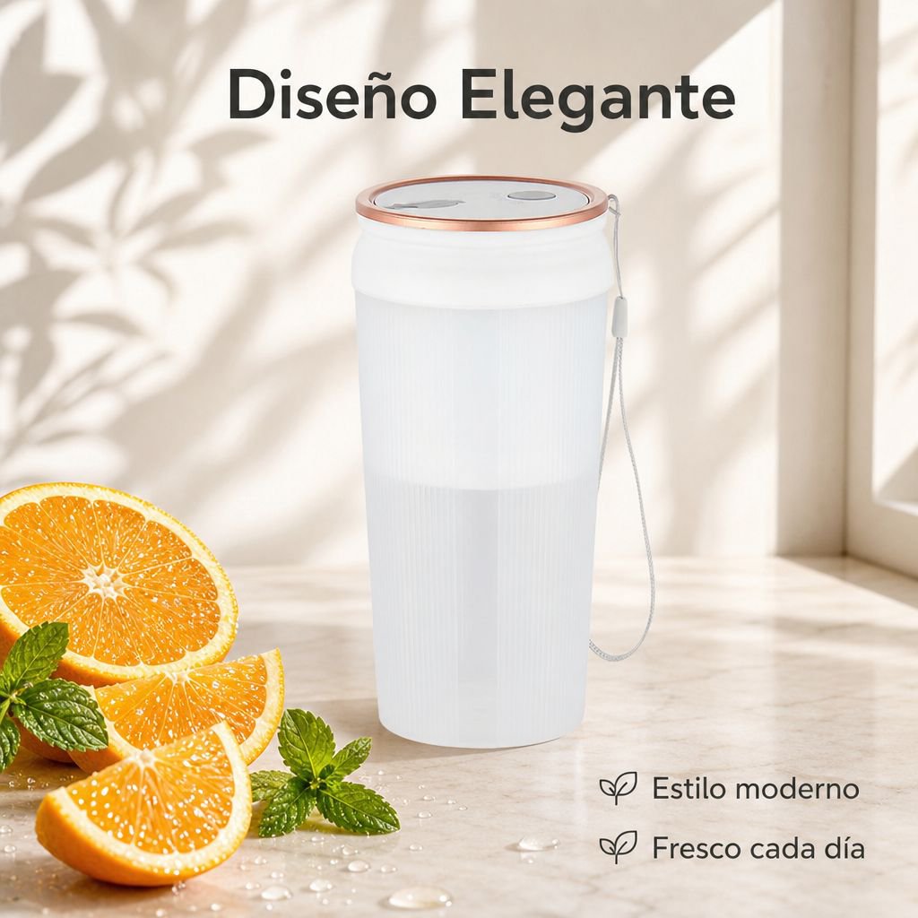 Exprimidor de frutas doméstico portátil pequeño, vaso batidor multifuncional
