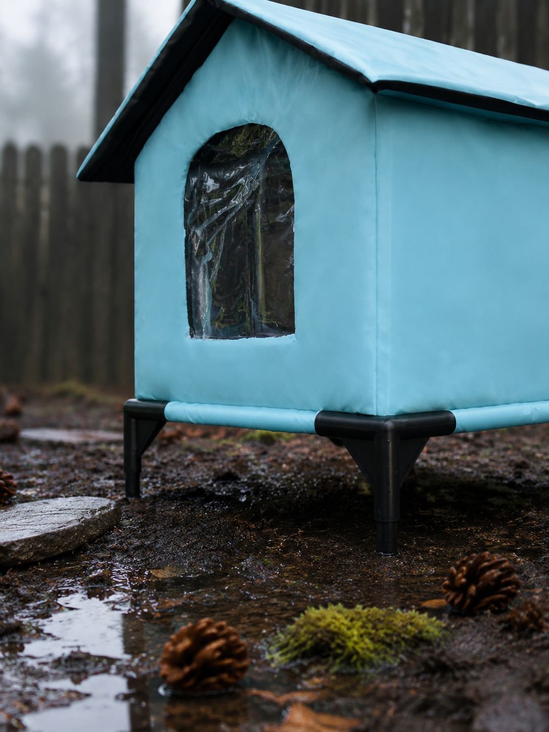 Waterdicht kattenhuis voor buiten
