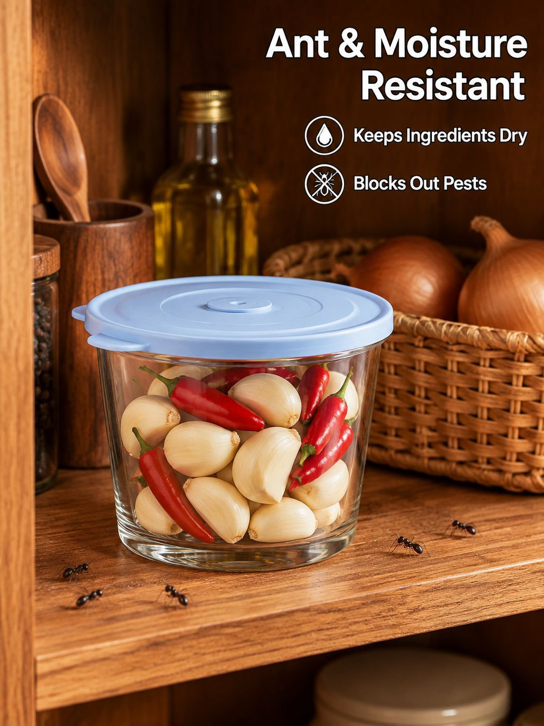 High Borosilicate Glass Kimchi Sealing Jar