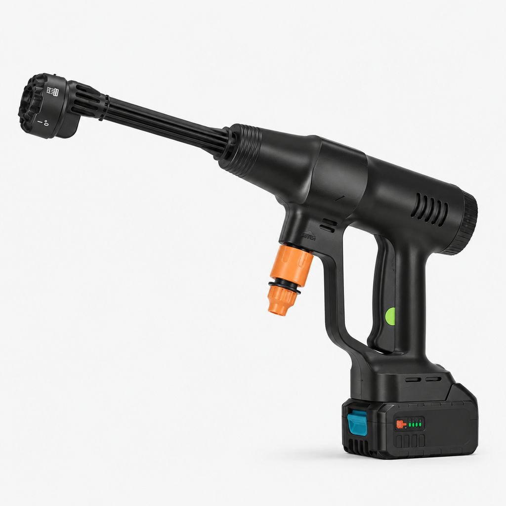 Complete Set of High Pressure Brushless Water Guns (10 Guns, 2 Batteries, 1 Charger, Gloves)