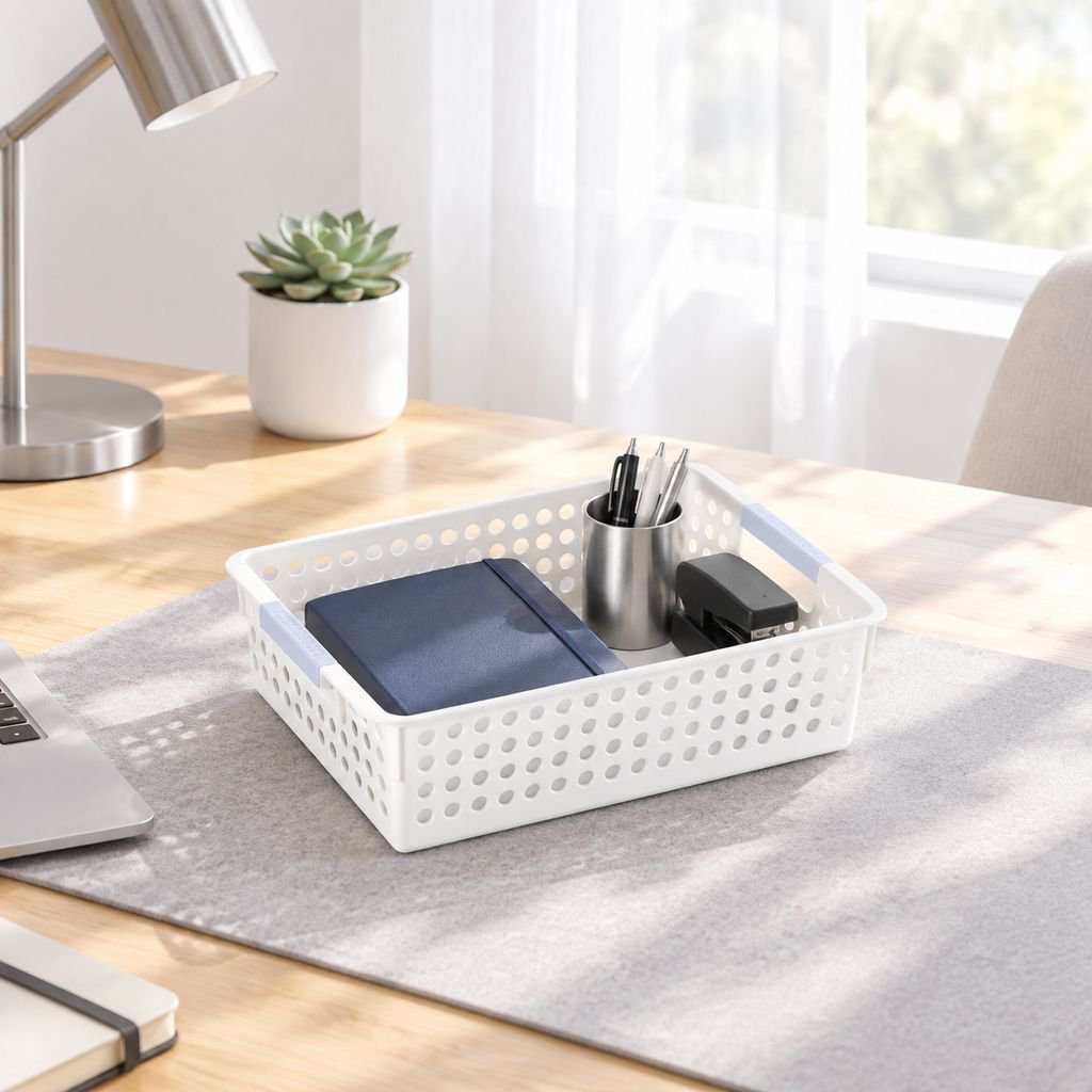 Contenedor para objetos pequeños de escritorio
