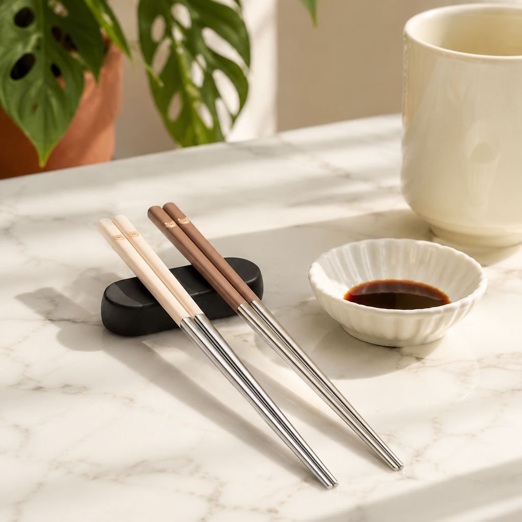 Meal Chopsticks Chopsticks 316 Stainless Steel 304 Food Grade AntiMold Household