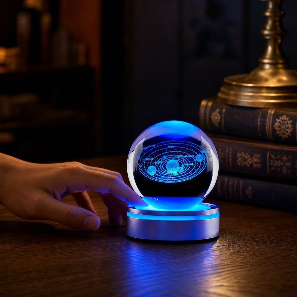 Creative Starry Sky Crystal Ball Projector Office Gift