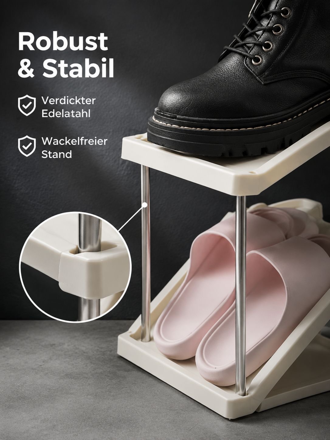Mehrschichtiger Schuhschrank