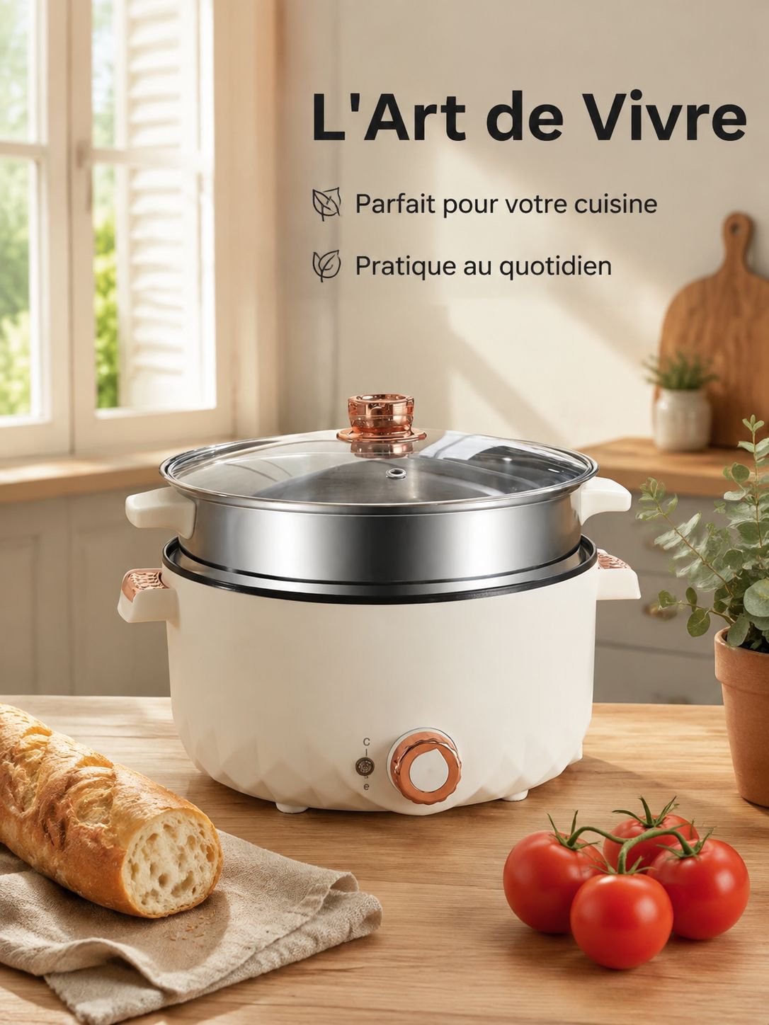 Cuisinière électrique multifonctionnelle