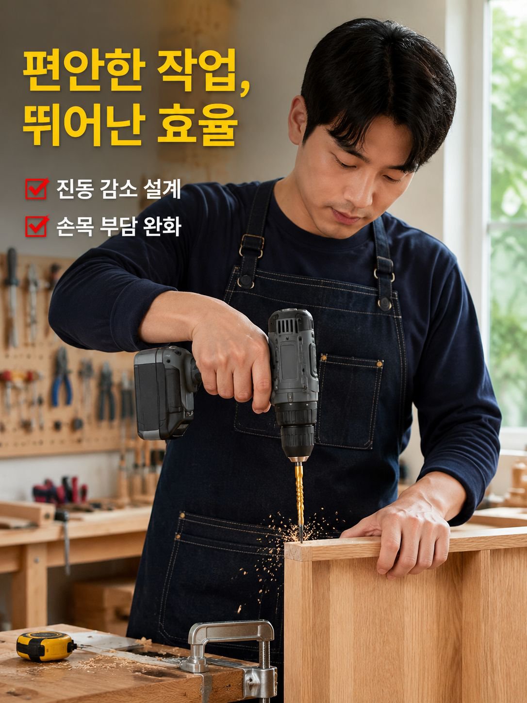 톱니 패턴 드릴 비트