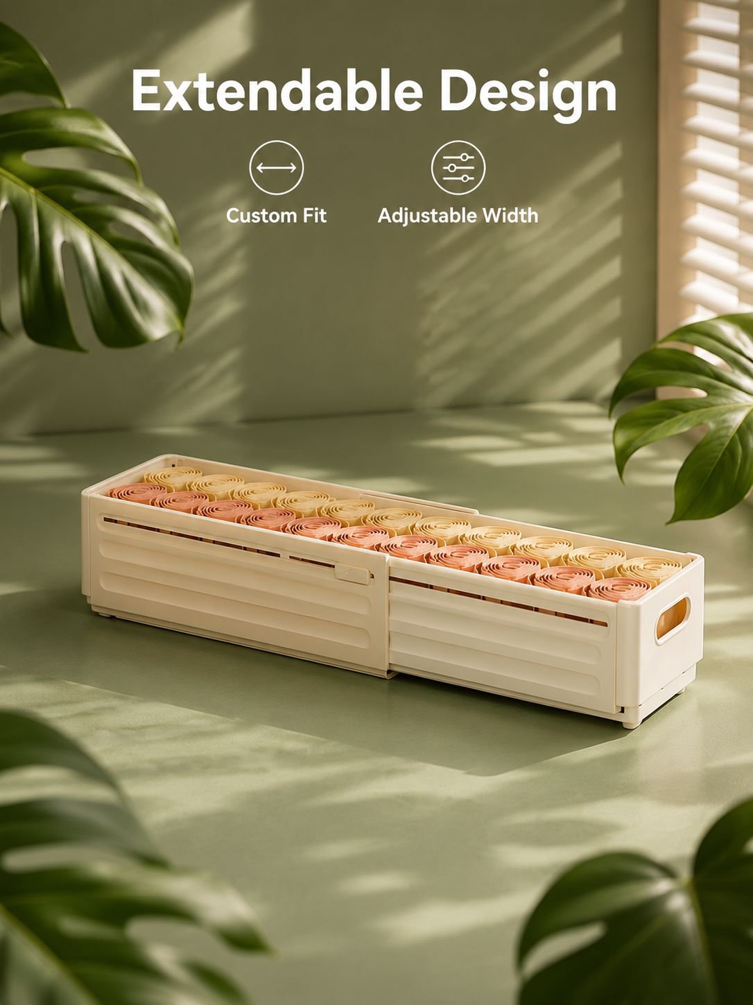 Multifunctional Extendable Drawer Organizer Box
