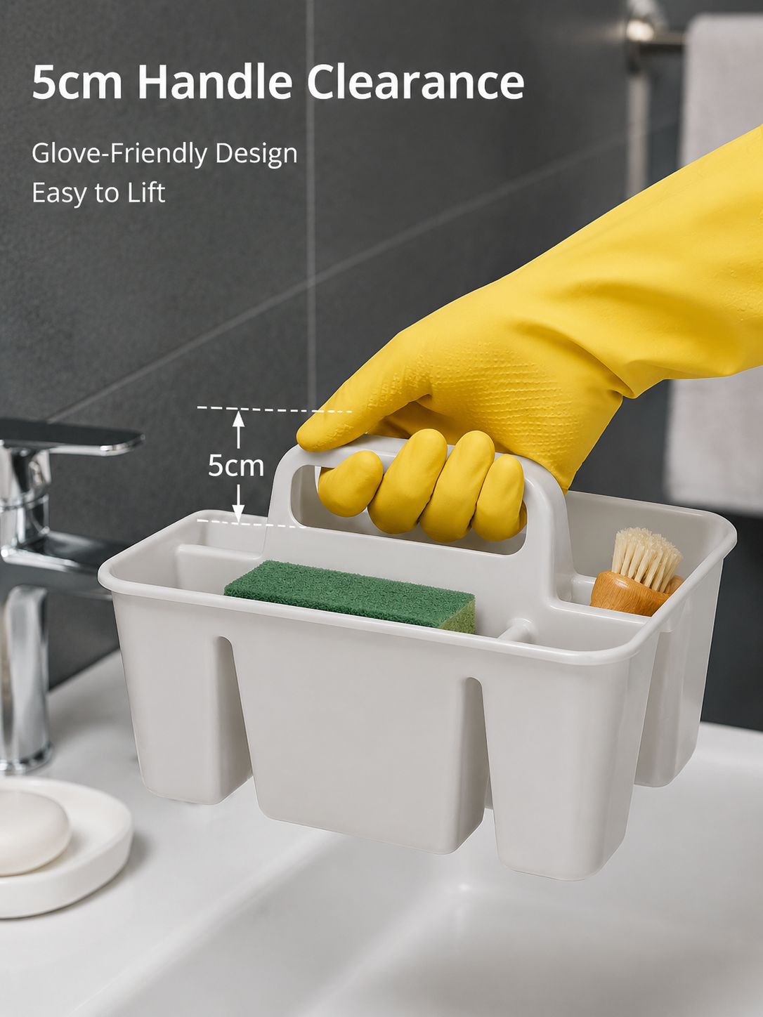 Portable Divided Utility Caddy