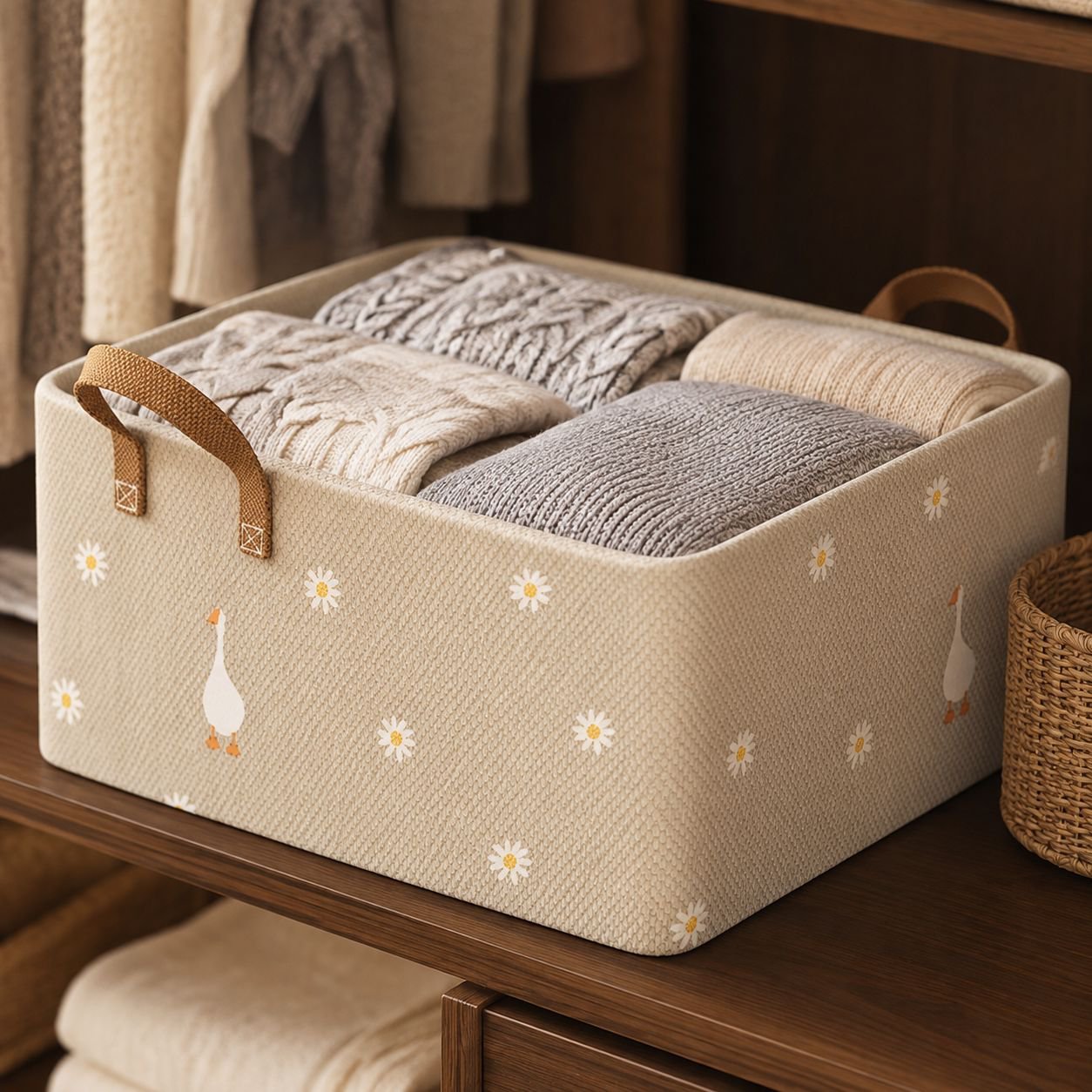 Large Capacity Multifunctional Foldable Storage Box