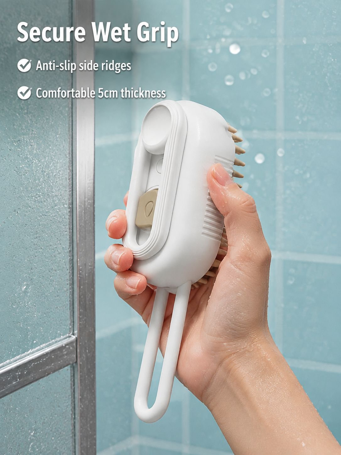 Pet bath massage brush