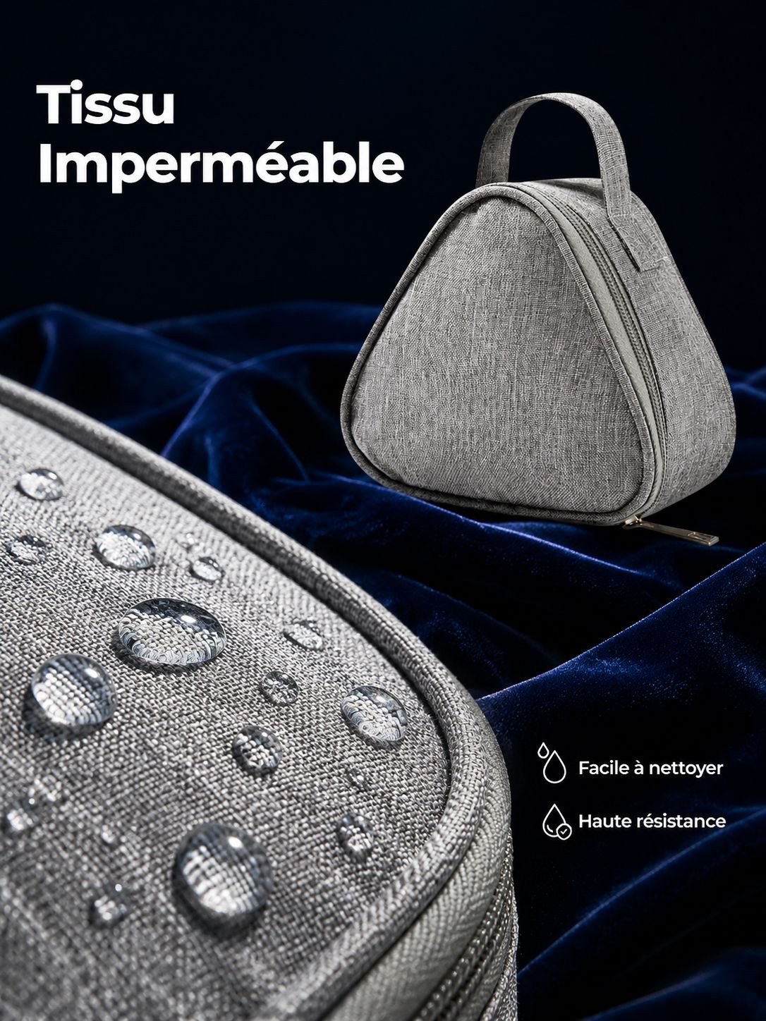 Petit sac isotherme triangulaire portable pour déjeuner