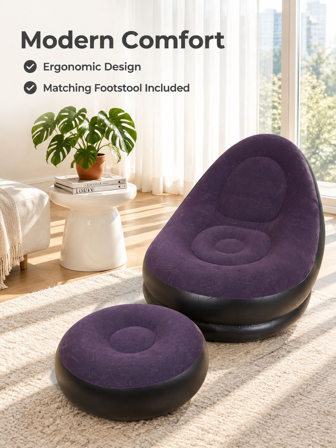 Multifunctional Thickened Inflatable Sofa Chair