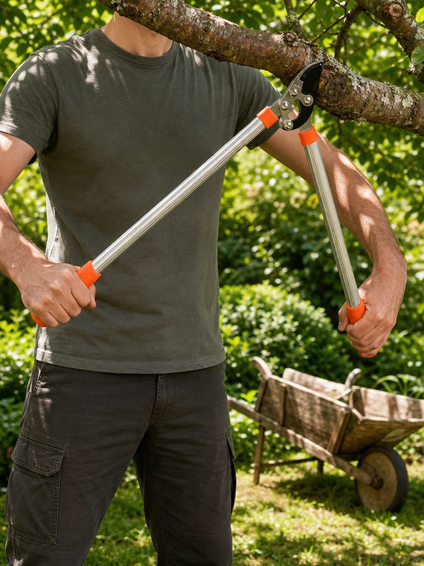 Durable pruning shears for yard maintenance