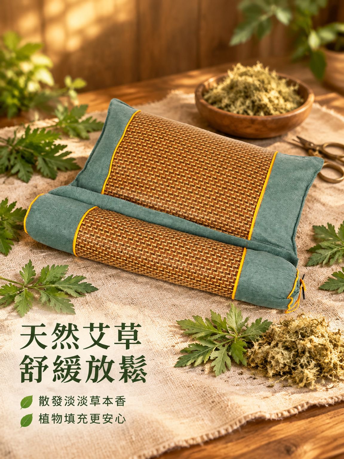 艾草護頸枕