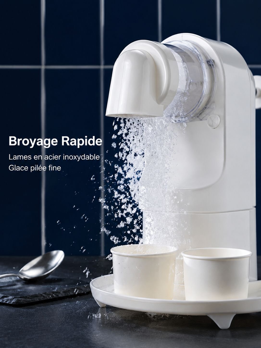 Râpe à glace automatique sans fil