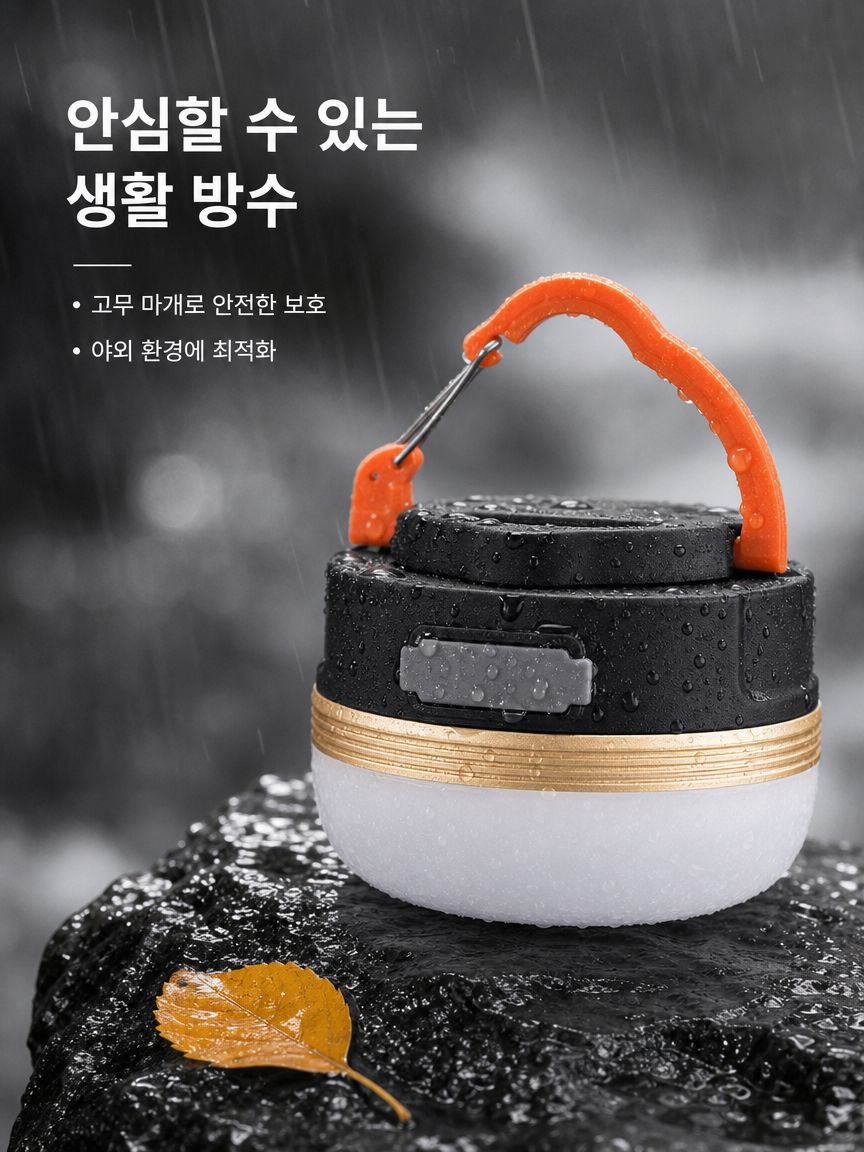 다기능 휴대용 걸이형 텐트등