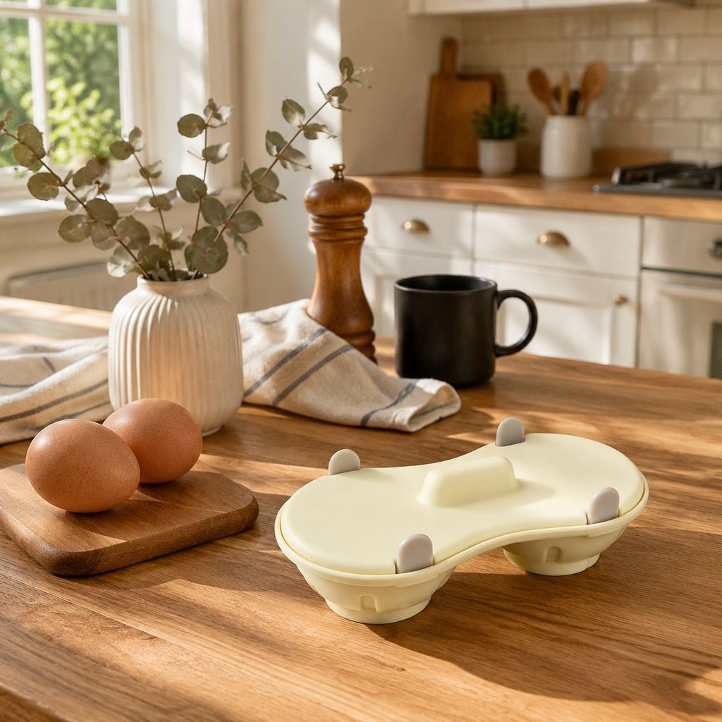 Multifunctional Steamed Egg Box Microwave Quick Egg Cooker
