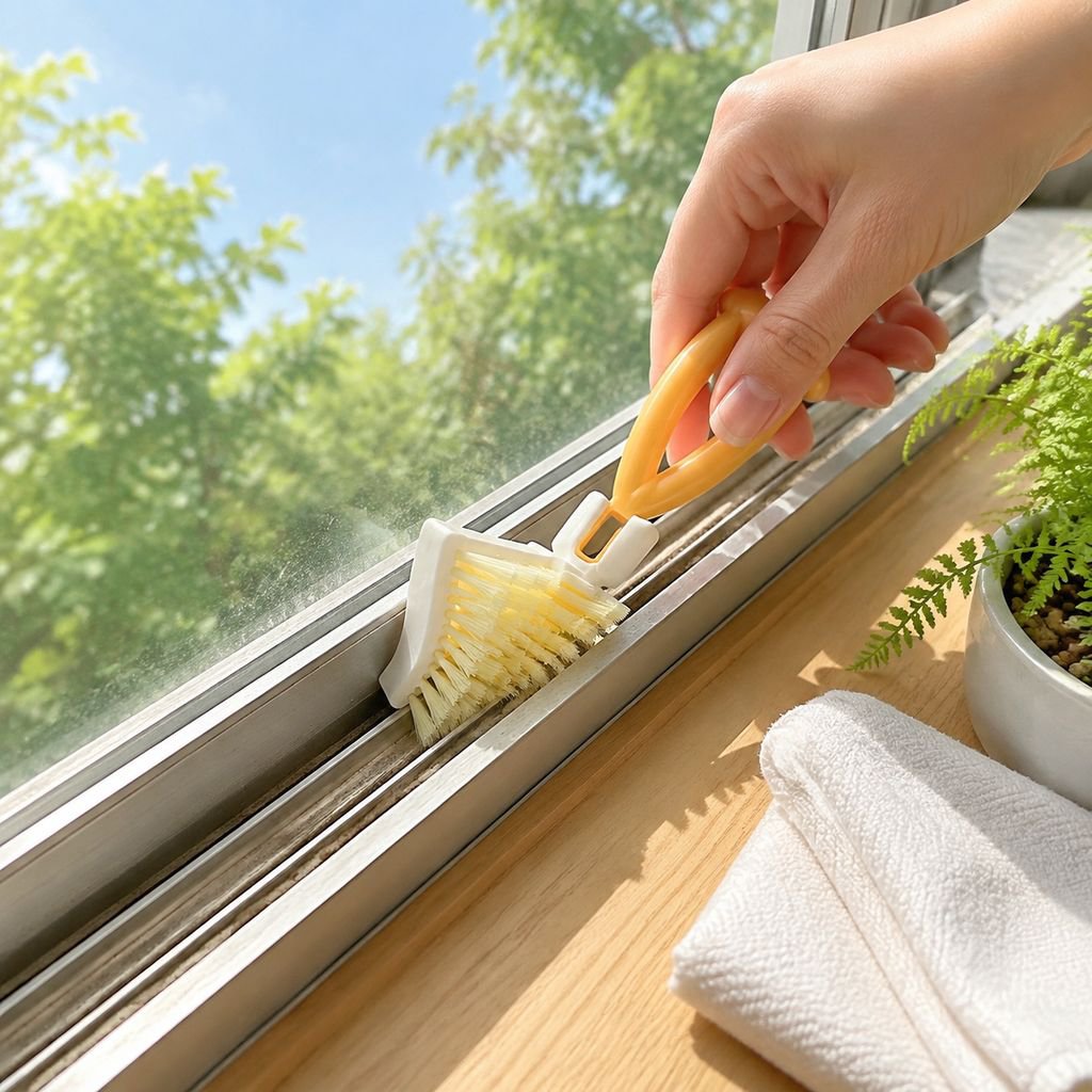 Cross-Border Gap Cleaning Fiber Brush, Triangular Brush, Foldable Draining Rack, Kitchen Countertop,