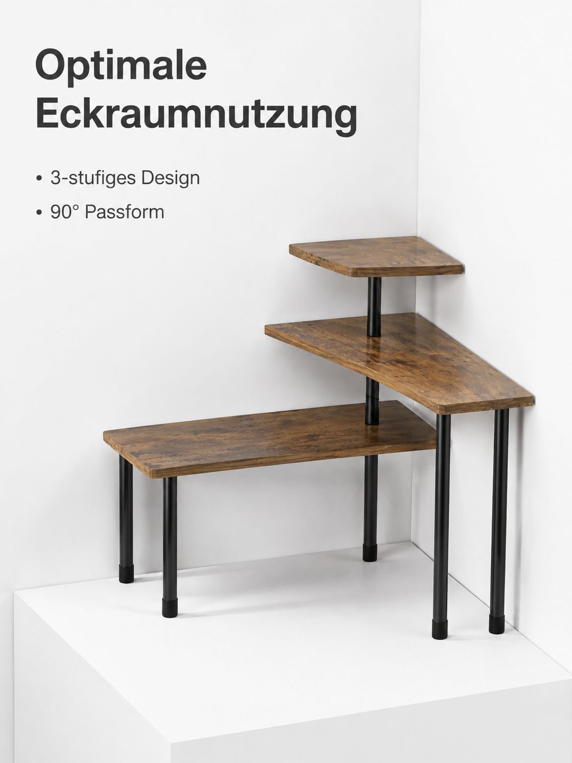 Küchenarbeitsplatte Ecke Desktop mehrschichtiges Lagerregal Badezimmer Wand Ecke Lagerregal