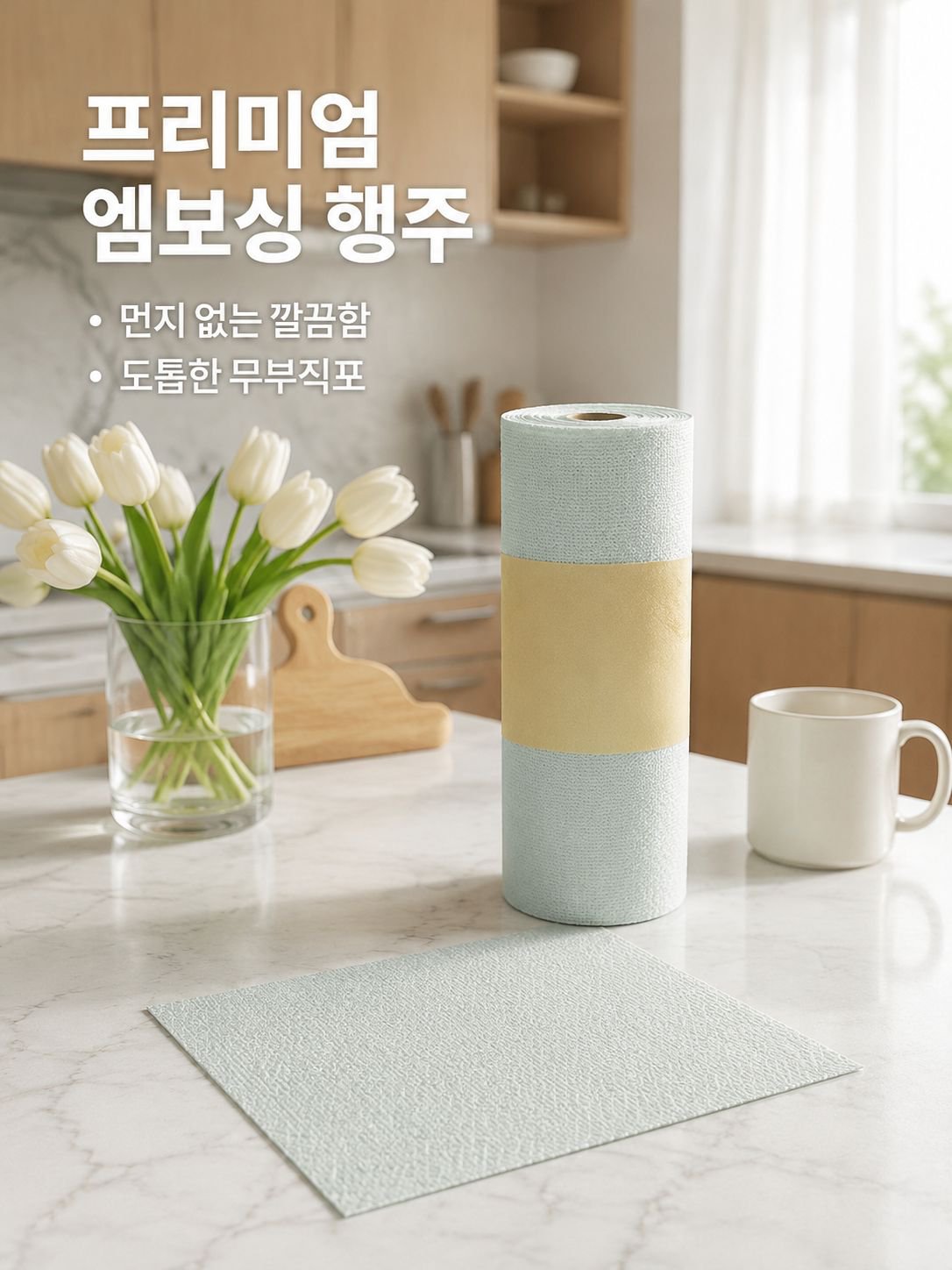 두꺼운 흡수 일회용 설거지 행주