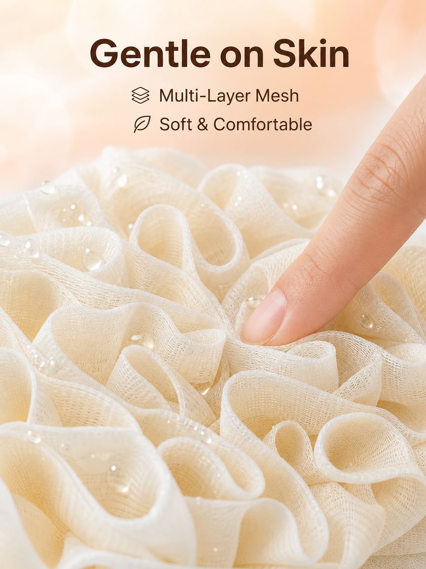 2-in-1 Bath Towel for Bathroom