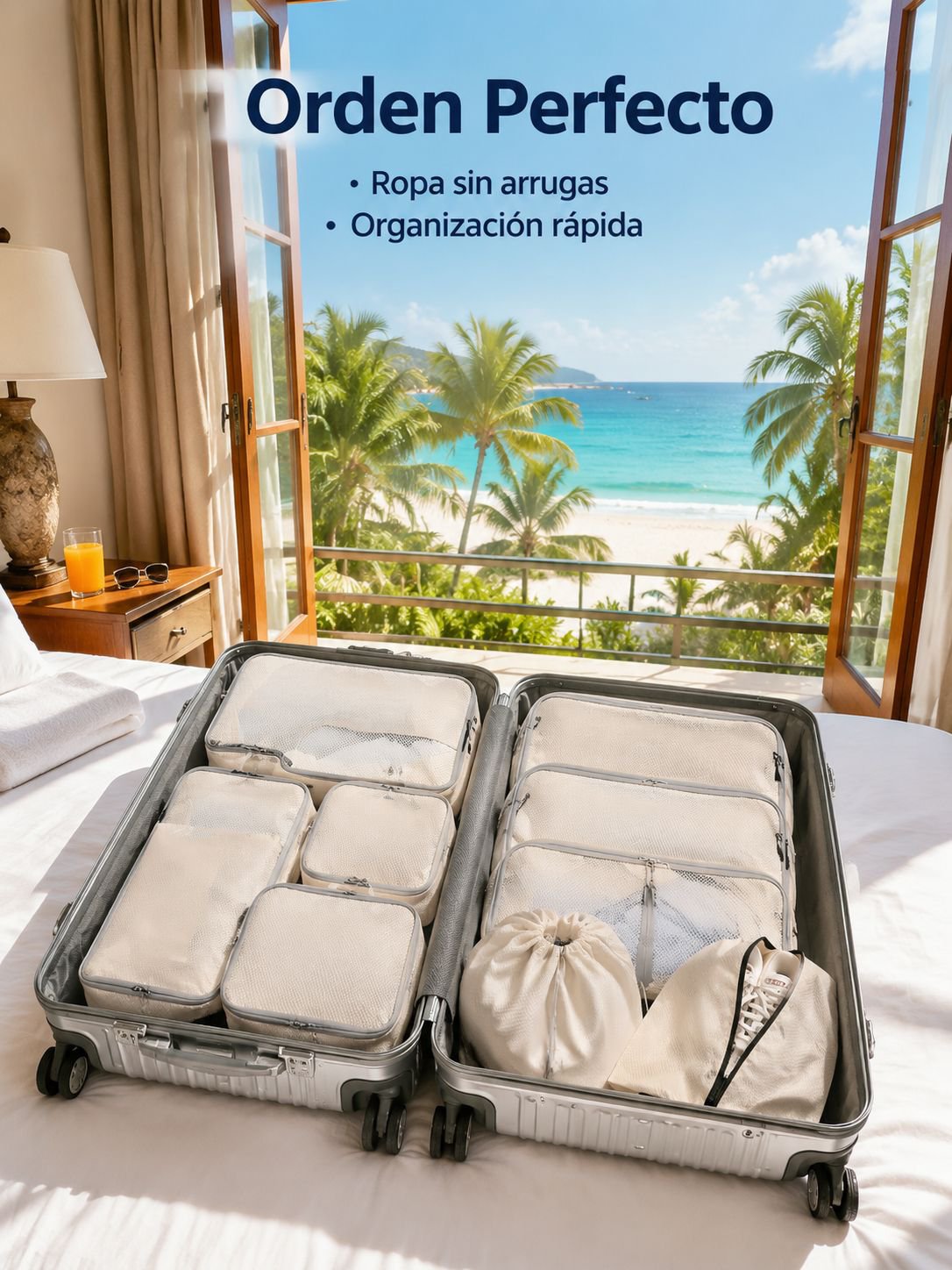 Bolsa de compresión portátil para viaje